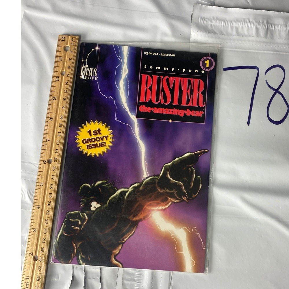 Buster The Amazing Bear #1 Tommy‎ Yune 1st Issue Crusis Studios